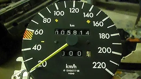 #W124. Одометр (спидометр) отремонтирован! Часть №2