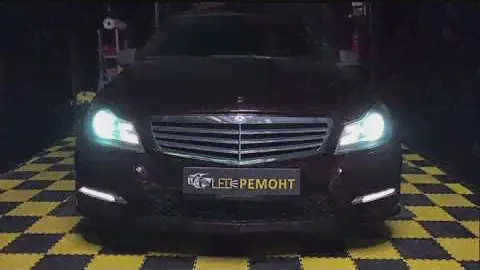 Ремонт фары Mercedes Benz w204