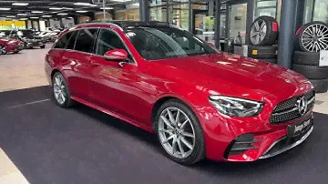 20446 Mercedes-Benz E 220 d T AMG Line hyazinthrot AHK Esche Panorama