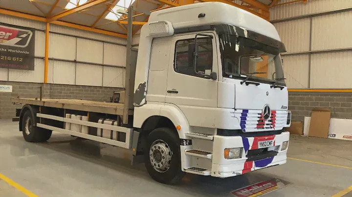 New In Stocklist For Sale: MERCEDES BENZ ATEGO 1823 4X2, 18 TONNE FLATBED - 2003 - YN53 CMF