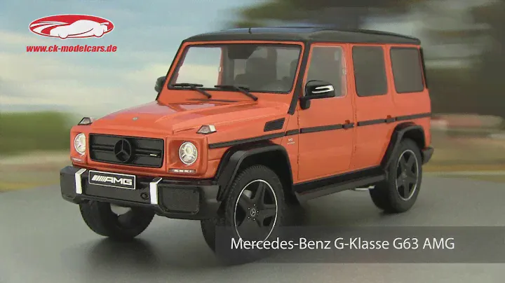 ck-modelcars-video: Mercedes-Benz G-Klasse G63 AMG Crazy Colors iScale