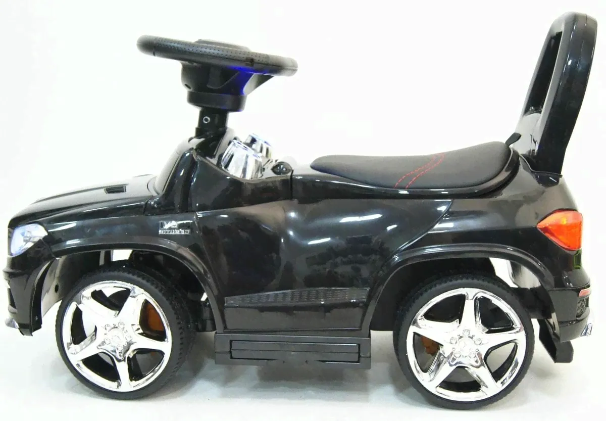 1TOY RIVERTOYS толокар Mercedes-Benz - черный каталка (толокар)-0