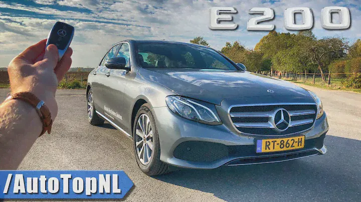 2019 Mercedes E Class E200 REVIEW POV Test Drive on AUTOBAHN & ROAD by AutoTopNL