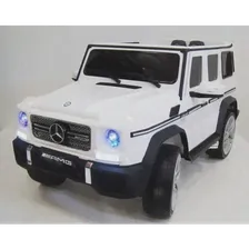 Электромобиль RiverToys Mercedes-Benz G65 AMG белый