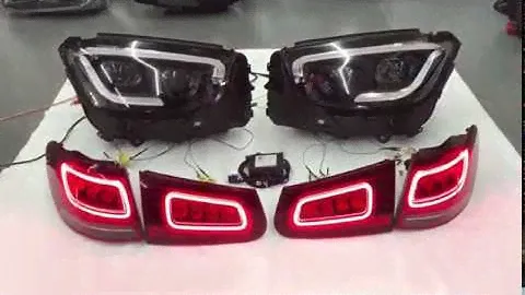 #w253，#GLC250,#GLC220 2020 Mercedes-Benz GLC multi-beam LED headlights and rear taillights