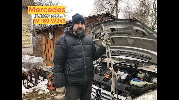 Mercedes Меняем трапецию дворников