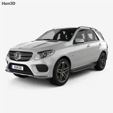 Mercedes-Benz GLE-класс (W166) AMG Line 2017 3D модель