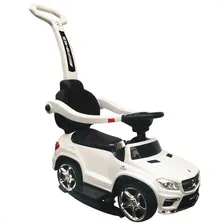 Каталка Mercedes-Benz GL63 с ручкой белый MP3