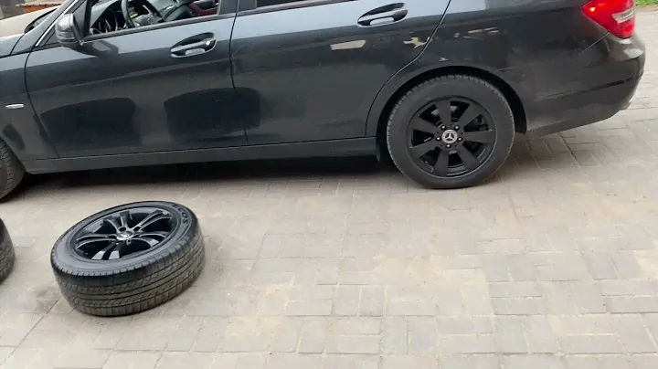Mercedes Benz w204 ставлю диски MAM с вылетом ЕТ37
