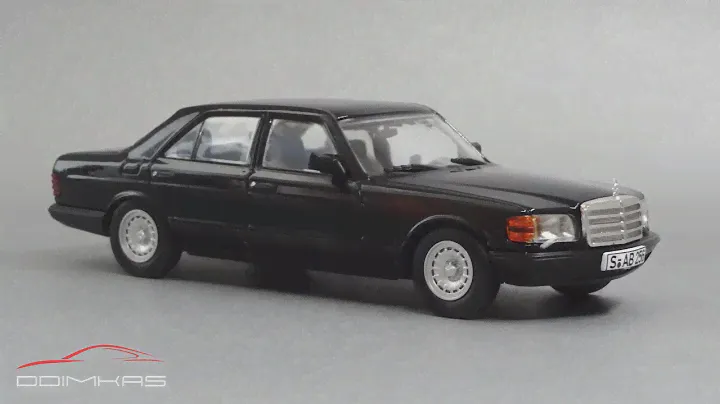 Mercedes-Benz 500SE (W126) 1979 || WhiteBox by IXO Models || Масштабные модели автомобилей 1:43