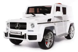 Детский электромобиль Mercedes-Benz G63 AMG (белый)